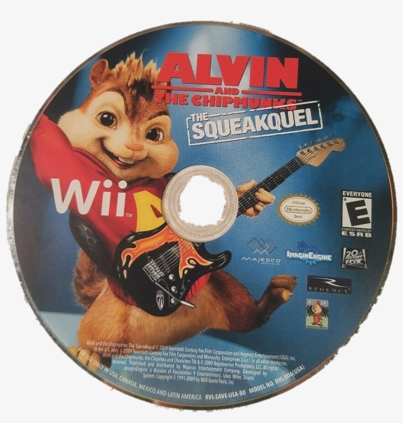 Alvin And The Chipmunks - Alvin And The Chipmunks The Squeakquel Disc, transparent png download