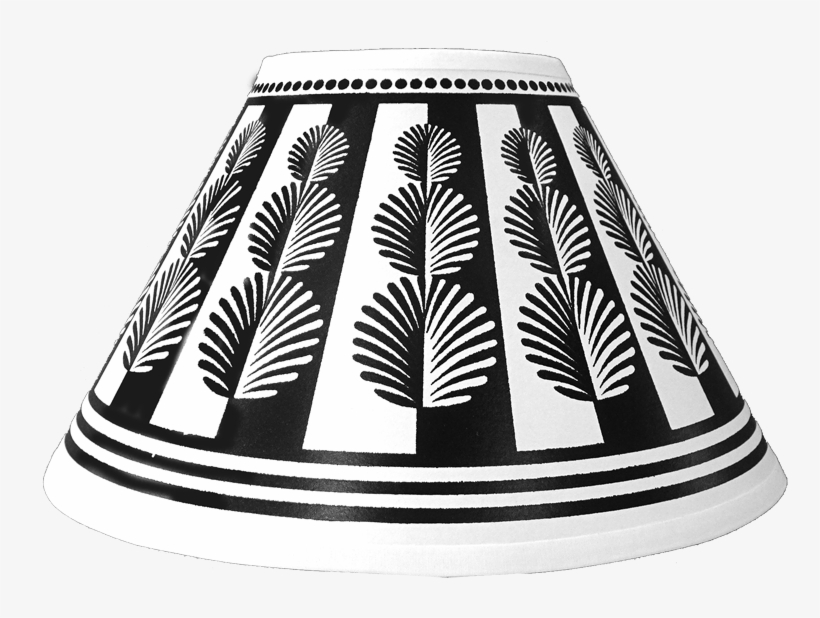 Lampshade10inch - Topiary Bw - Lampshade, transparent png download