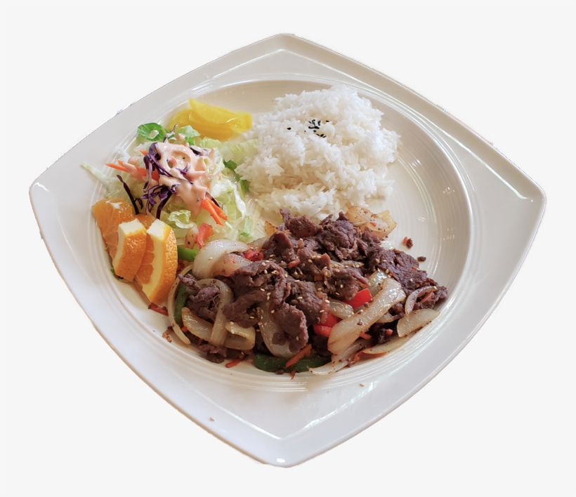 Bulgogi Rice Bowl - Steamed Rice, transparent png download