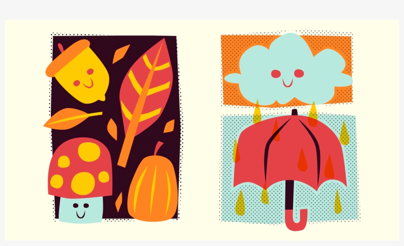 Make A Fall Themed Design Free Adobe Illustrator Tutorial Transparent ...