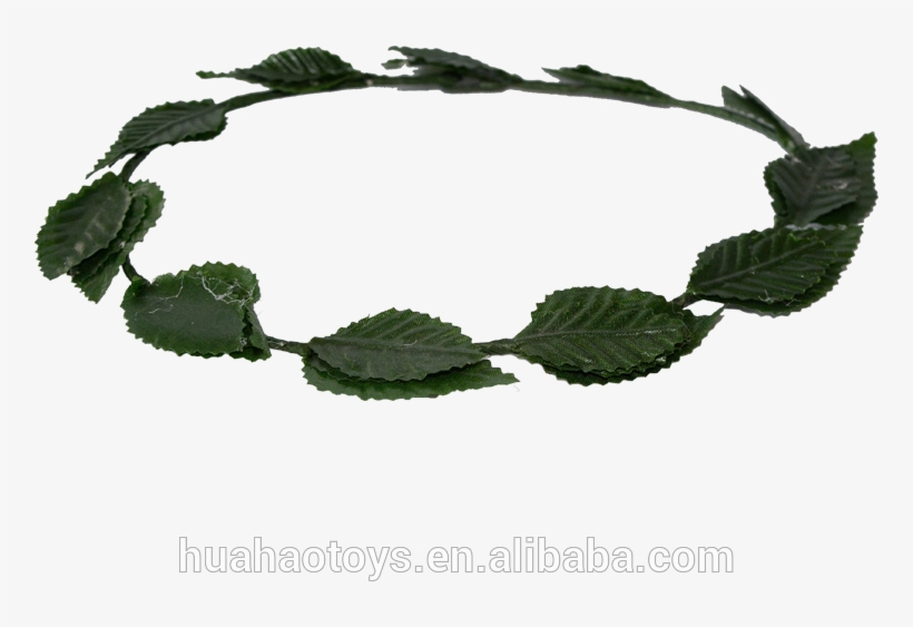 Carnival Party Accessory Gold And Green Leaf Roman - Bracelet, transparent png download