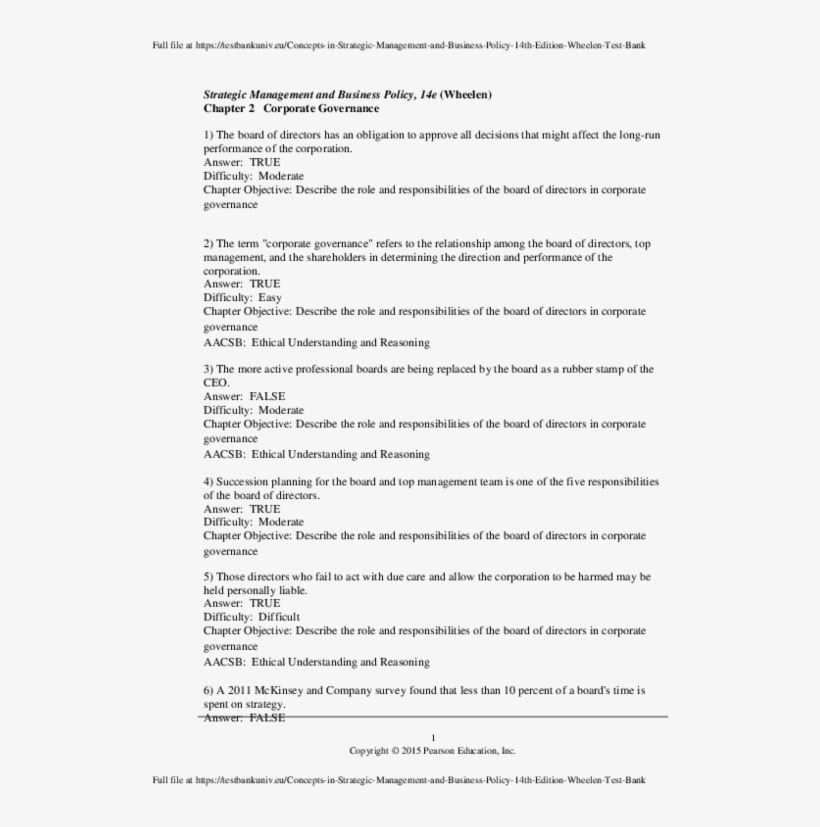 Strategic Management And Business Policy, 14E Chapter - Cover Letter  Transparent Png - 600X776 - Free Download On Nicepng