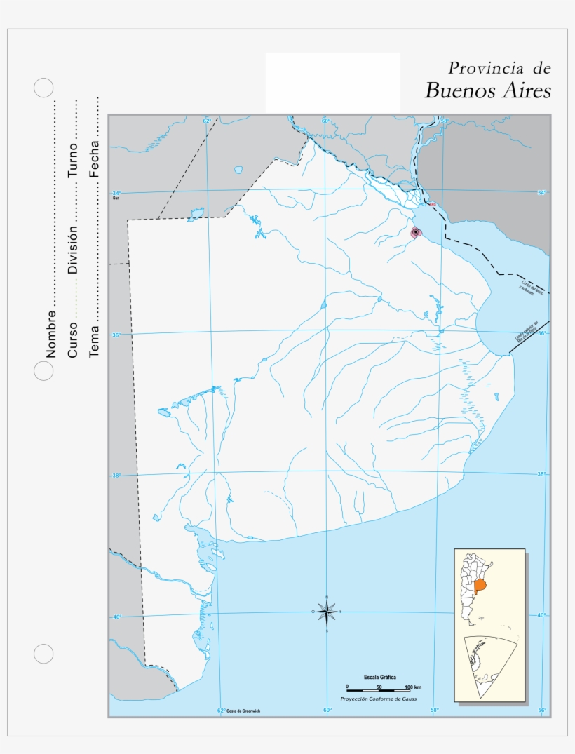This Free Icons Png Design Of Mapas Escolares Argentina, transparent png download