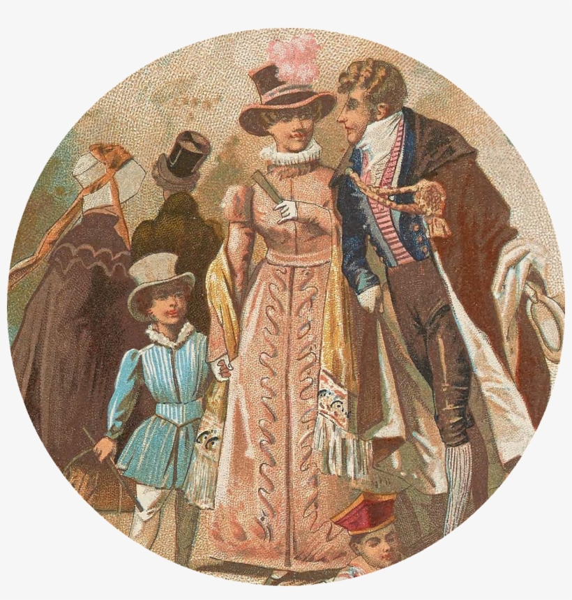 Vintage Victorian Tag - Victorian Label Tag, transparent png download