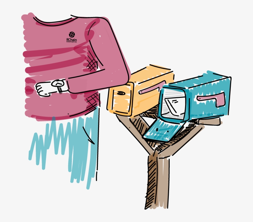 No Use In Grabbing Just One Set Of Mail - Illustration, transparent png download