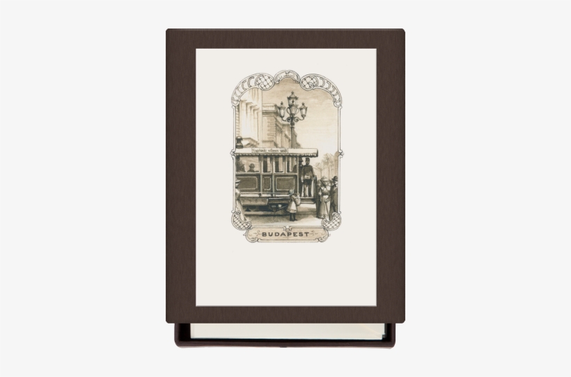 Balloons Sailing Map Birdhouse Budapest Tram - Picture Frame, transparent png download