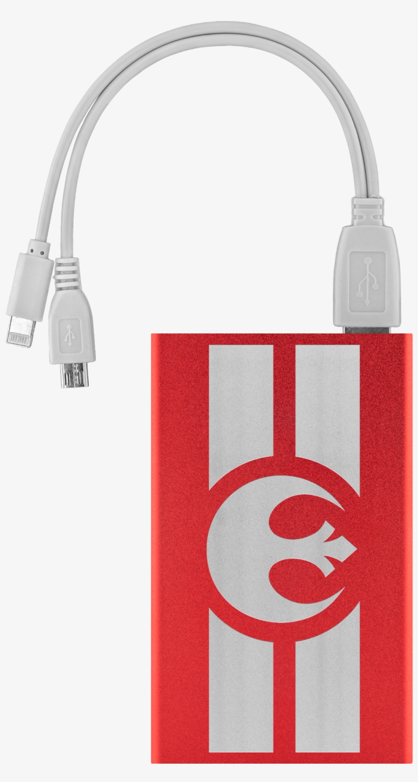 Rebel Alliance Etched Portable Power Bank﻿ - Battery Charger, transparent png download