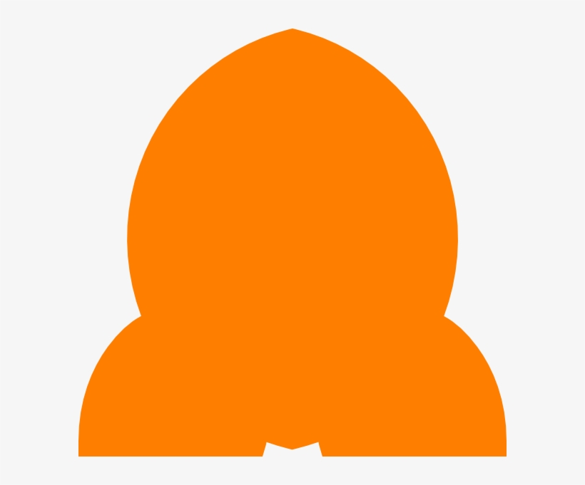 Orange Rocket 2 Clip Art, transparent png download