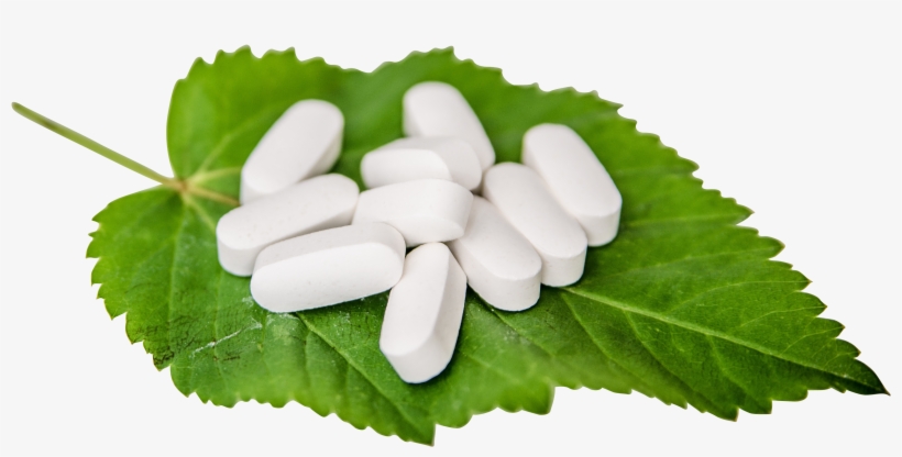 White Pills On A Leaf Png Image - L Cysteine Market Research, transparent png download