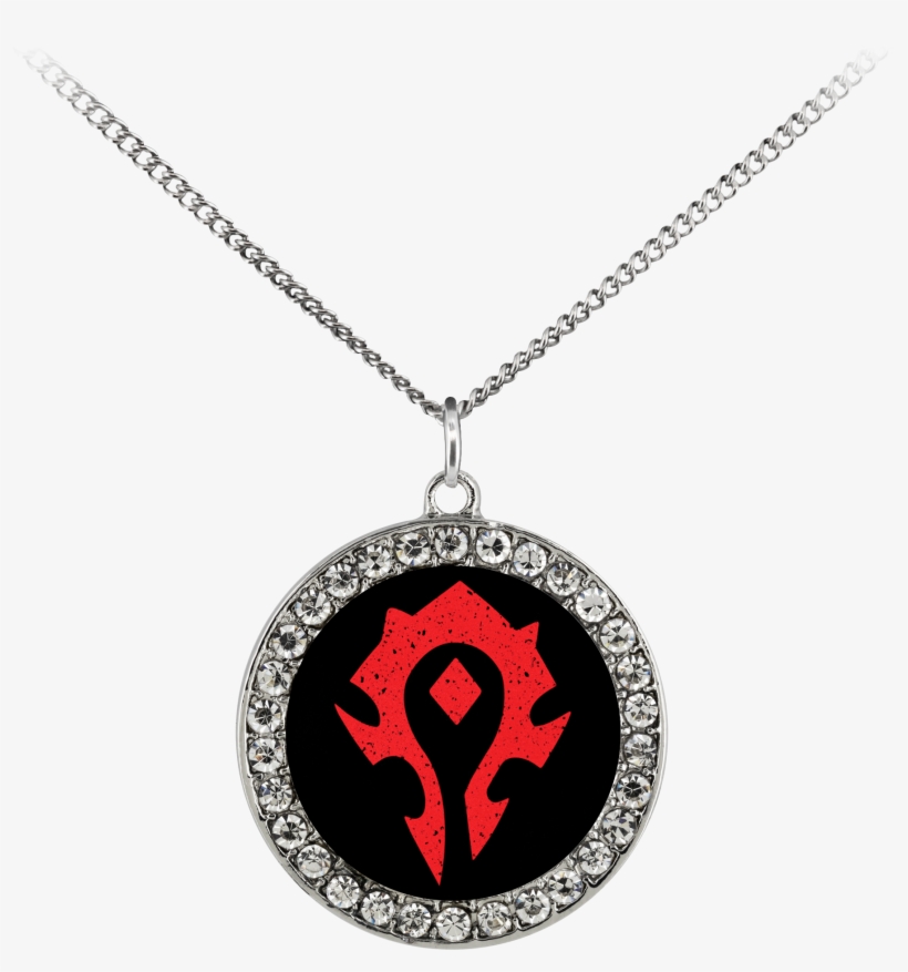 World Of Warcraft "for The Horde" Stone Coin Necklace - Horde, transparent png download