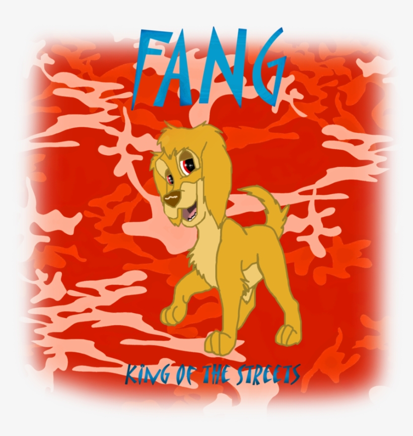 Fang Banner By Doverstar-d4m0qun - Cartoon, transparent png download