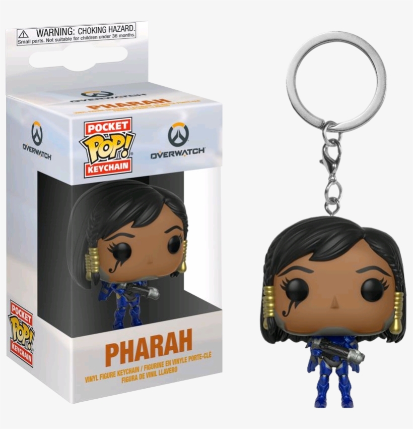 Pharah Funko Pocket Pop Vinyl Keychain - 889698327916, transparent png download