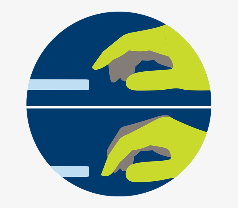 A Hand Demonstrates A Tapping Motion To Indicate A, transparent png download