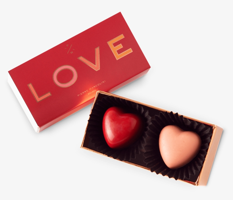 Pair Of Hearts - Chocolate, transparent png download