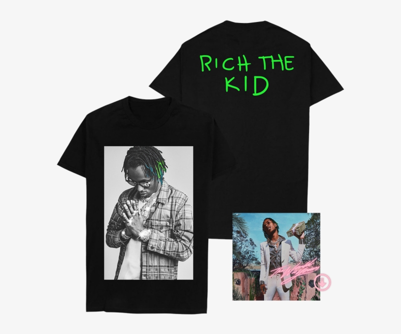 $32 - - Rich The Kid T Shirt, transparent png download