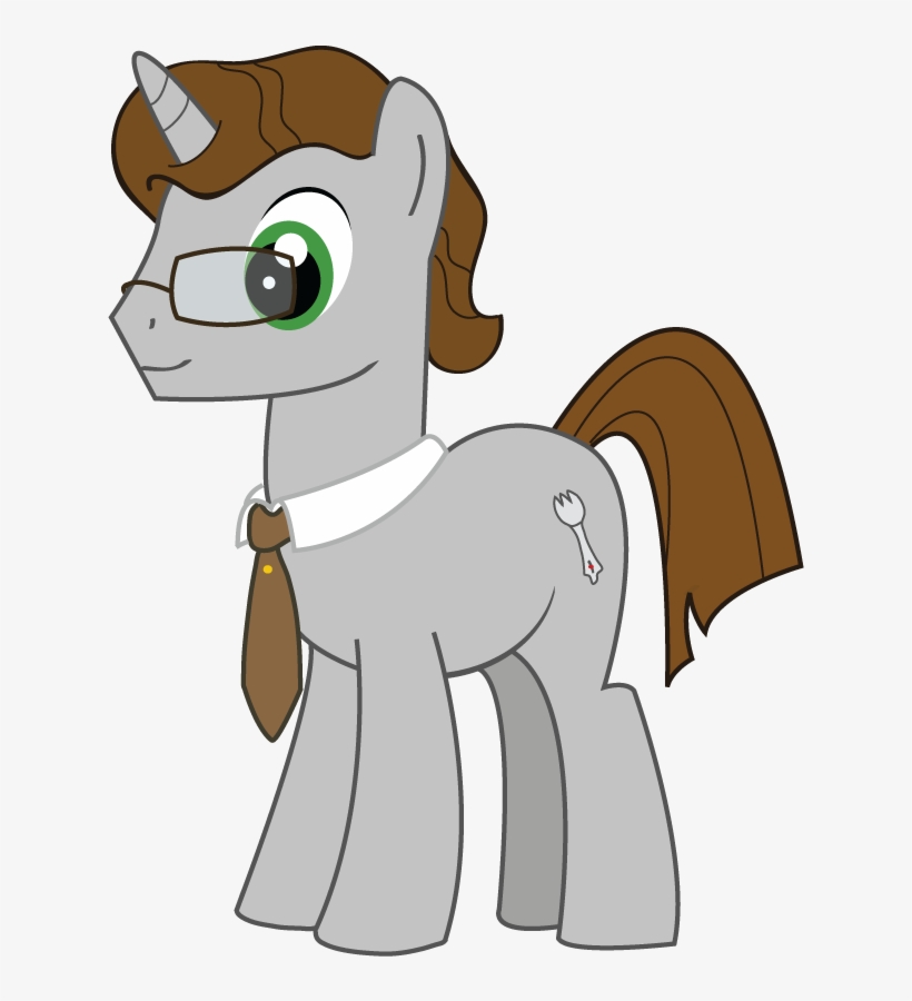 Silver Spork Unicorn - Cartoon, transparent png download