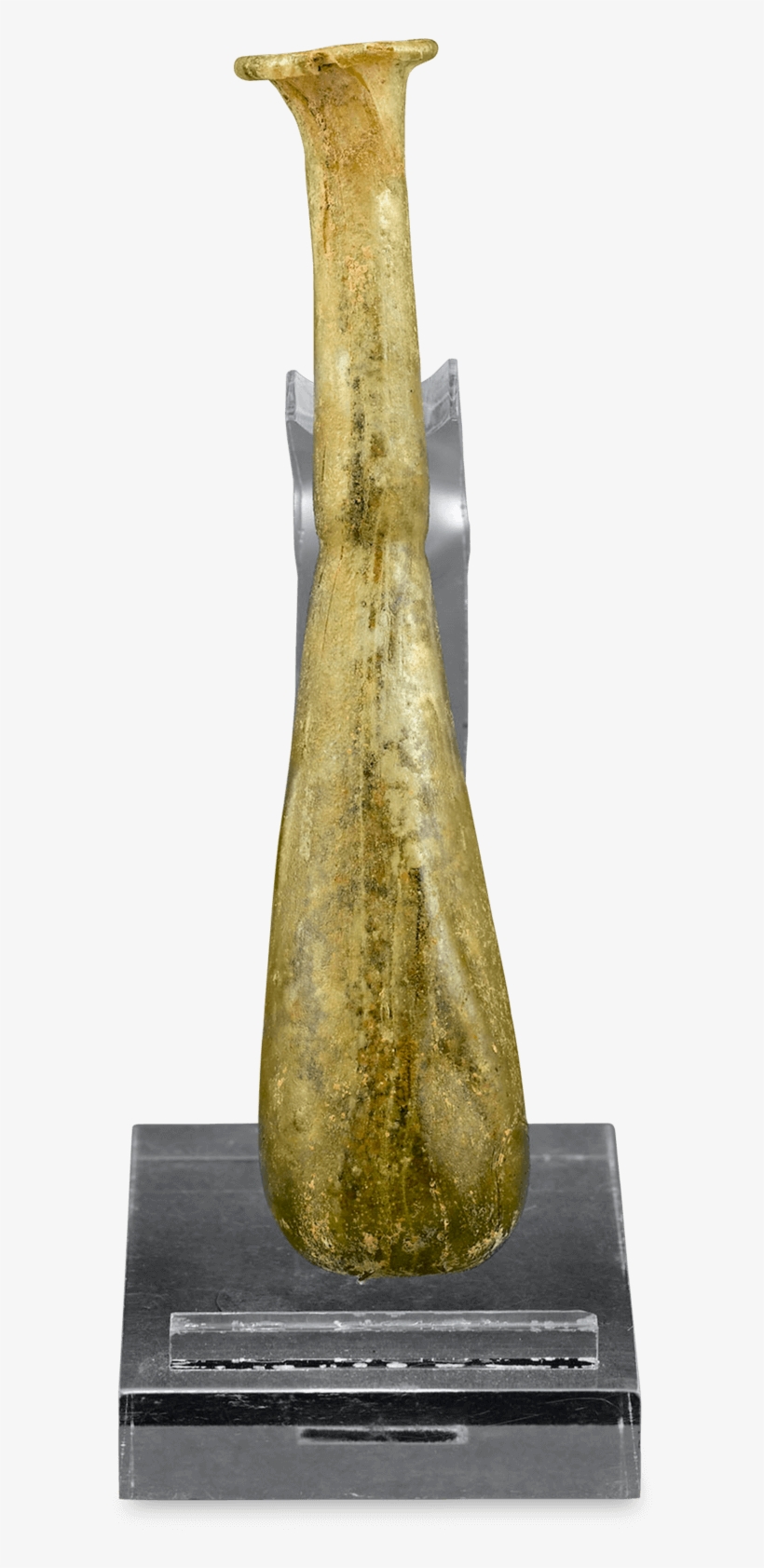 Ancient Roman Golden Glass Alabastron - Statue, transparent png download