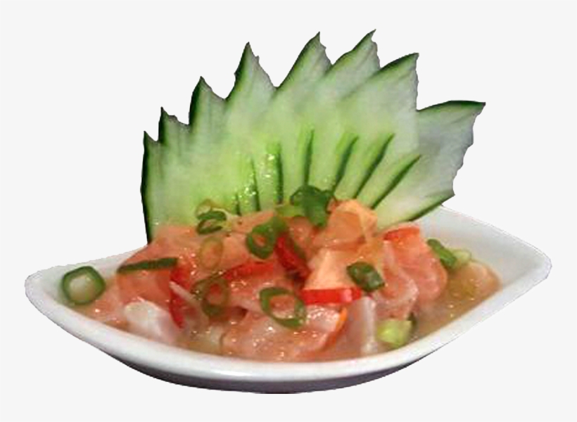 Ceviche Salmão E Tilápia Em Cubos Com Molho Do Chefe - Ceviche De Tilapia Png, transparent png download