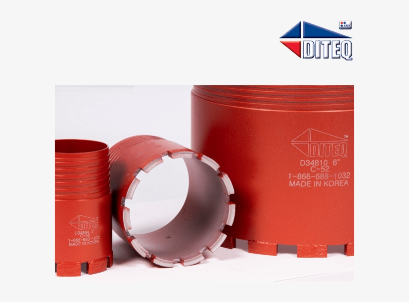 C-52 Wet Diamond Crowns For Continental Tubing - Pipe, transparent png download