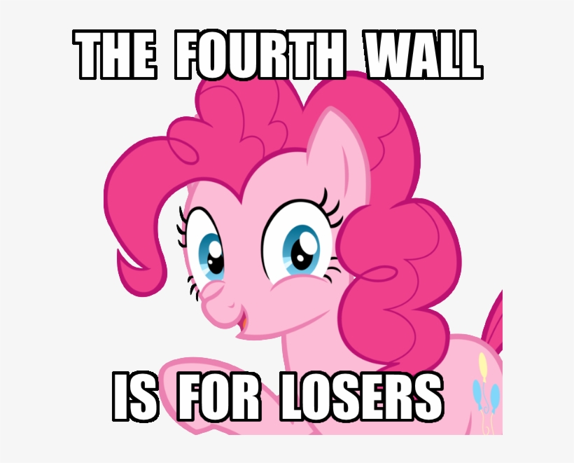 Astie-th, Fourth Wall, Happy, Image Macro, Meme, Pinkie - Am One With Evm, transparent png download