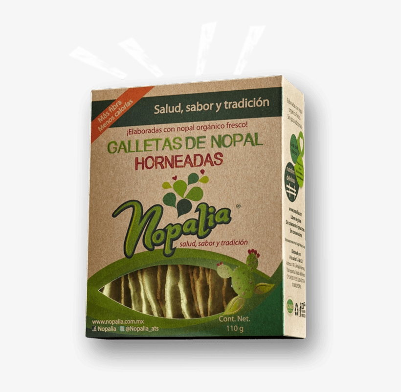Cactus Crackers - Totopos De Nopal Nopalia, transparent png download