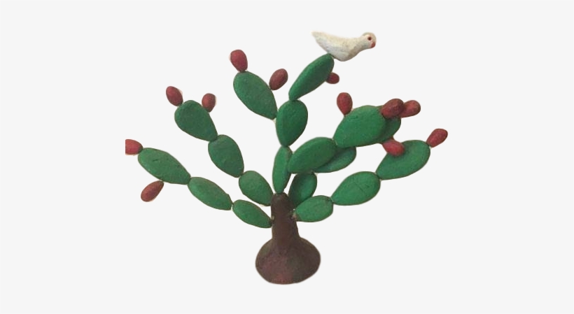 Figurine Nopal Clay Handcrafted By Skilled Mexico Artist - Eastern Prickly Pear, transparent png download