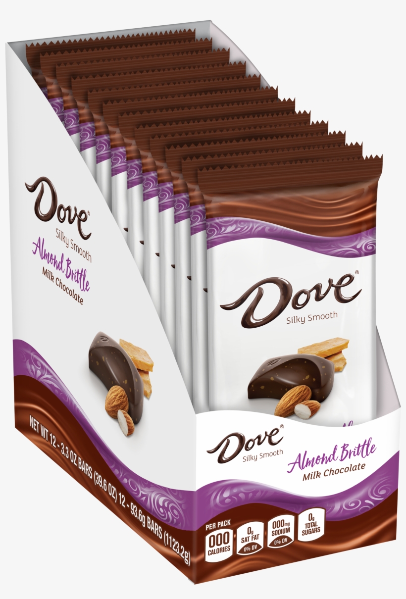 Dove Almond Brittle Chocolate Bar - Chocolate, transparent png download