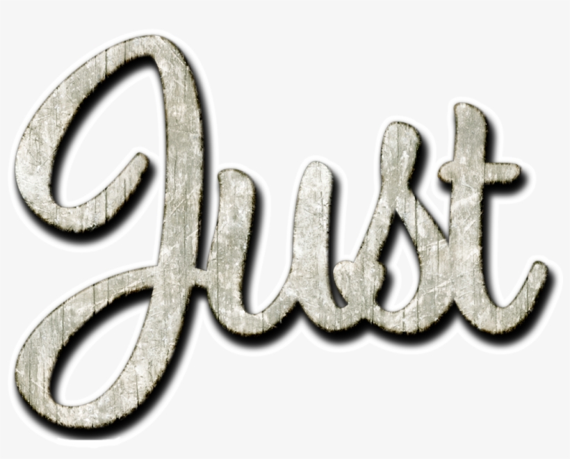 Just Married - Rustic - Calligraphy, transparent png download
