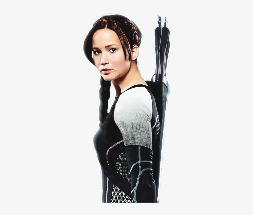 Christian - Katniss Everdeen White Background, transparent png download