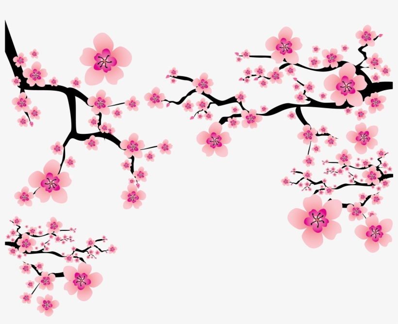 Ume Blossom Clipart Cherry Blossom - Abstract Cherry Blossom, transparent png download