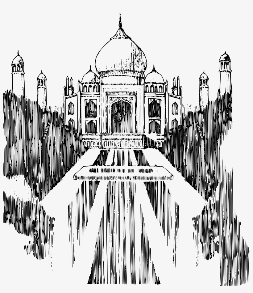 This Free Icons Png Design Of Simple Taj Mahal, transparent png download