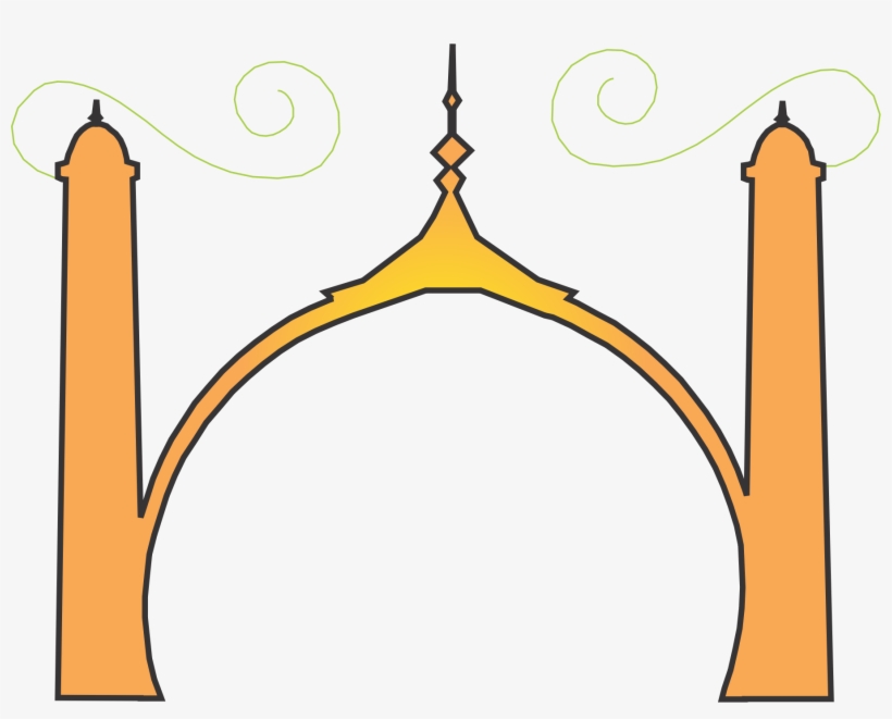 Kuba Masjid Vector Png, transparent png download