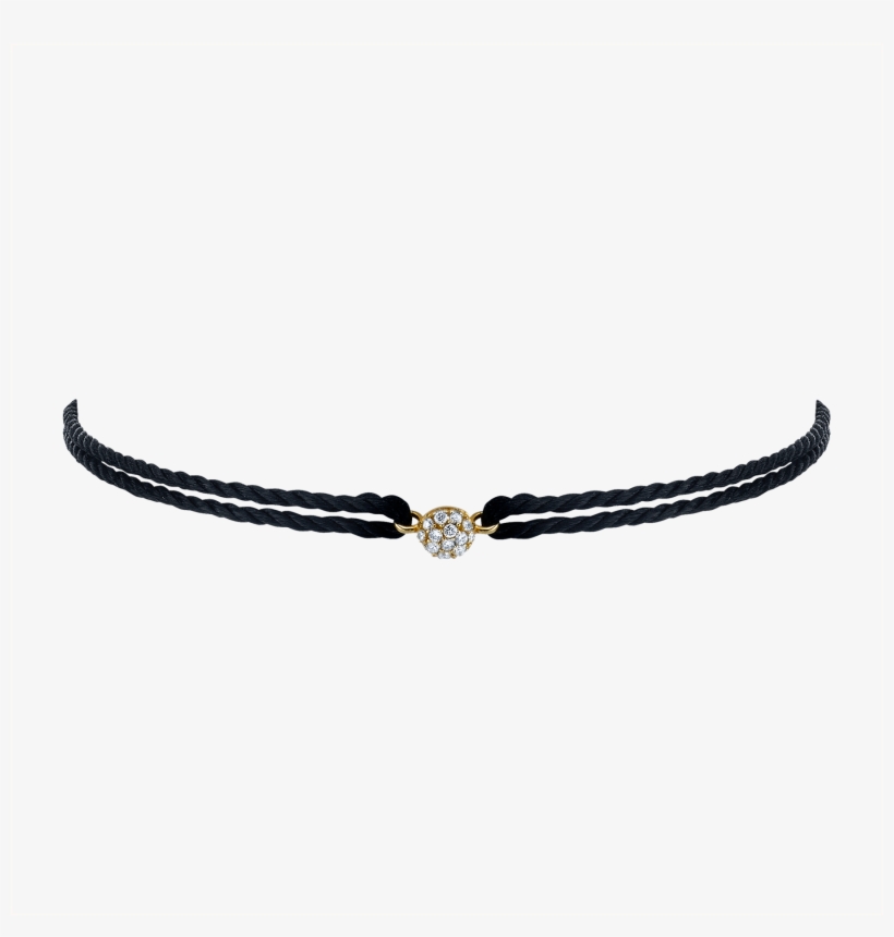Diamond Pave Sphere Friendship Bracelet - Choker, transparent png download