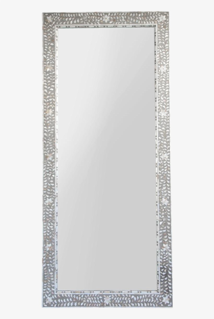Inlaid Mother Of Pearl Full Length Mirror On Chairish - Nacre, transparent png download
