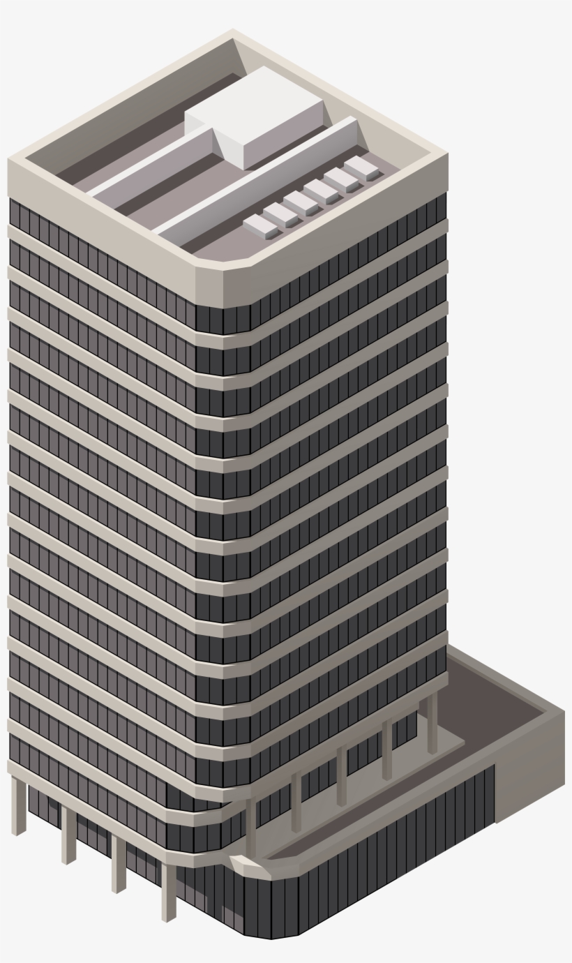 Big Residential Building Png Clipart - Vector Graphics, transparent png download