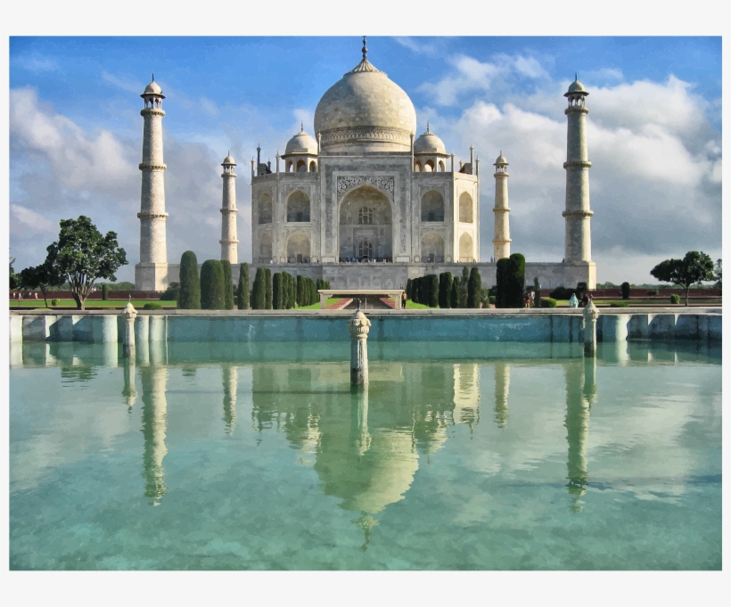 Medium Image - Taj Mahal, transparent png download