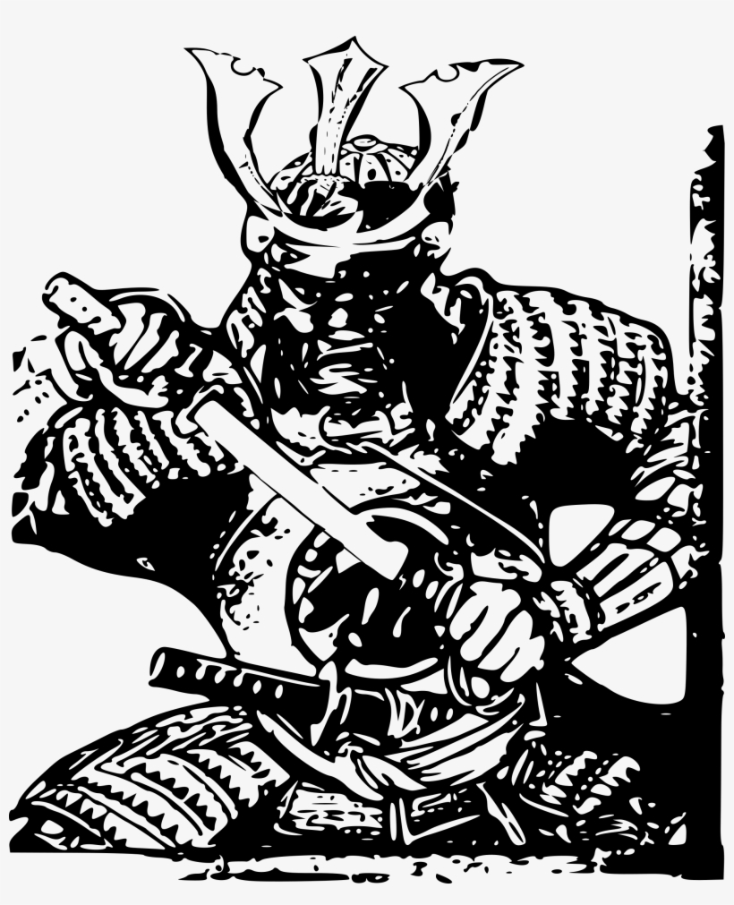 J P N Old Japan Samurai Clip Art At Clker - Clip Art Samurai, transparent png download