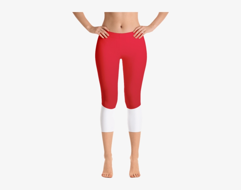 Japan Flag Leggings - Leggings, transparent png download