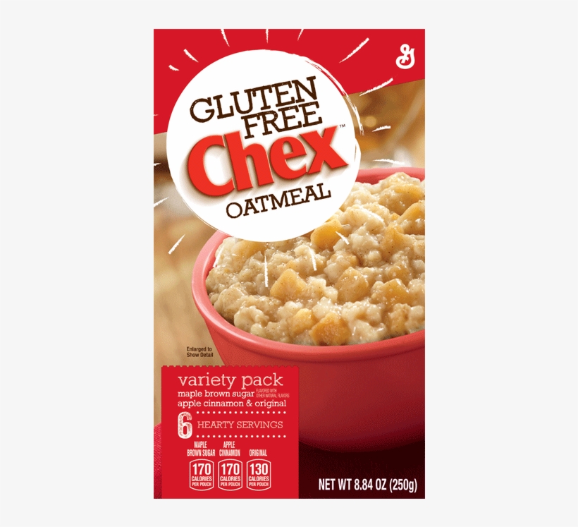 Chex Gluten-free Oatmeal Discontinued - Chex Gluten Free Oatmeal, Variety Pack - 6 Pack, 1.59, transparent png download