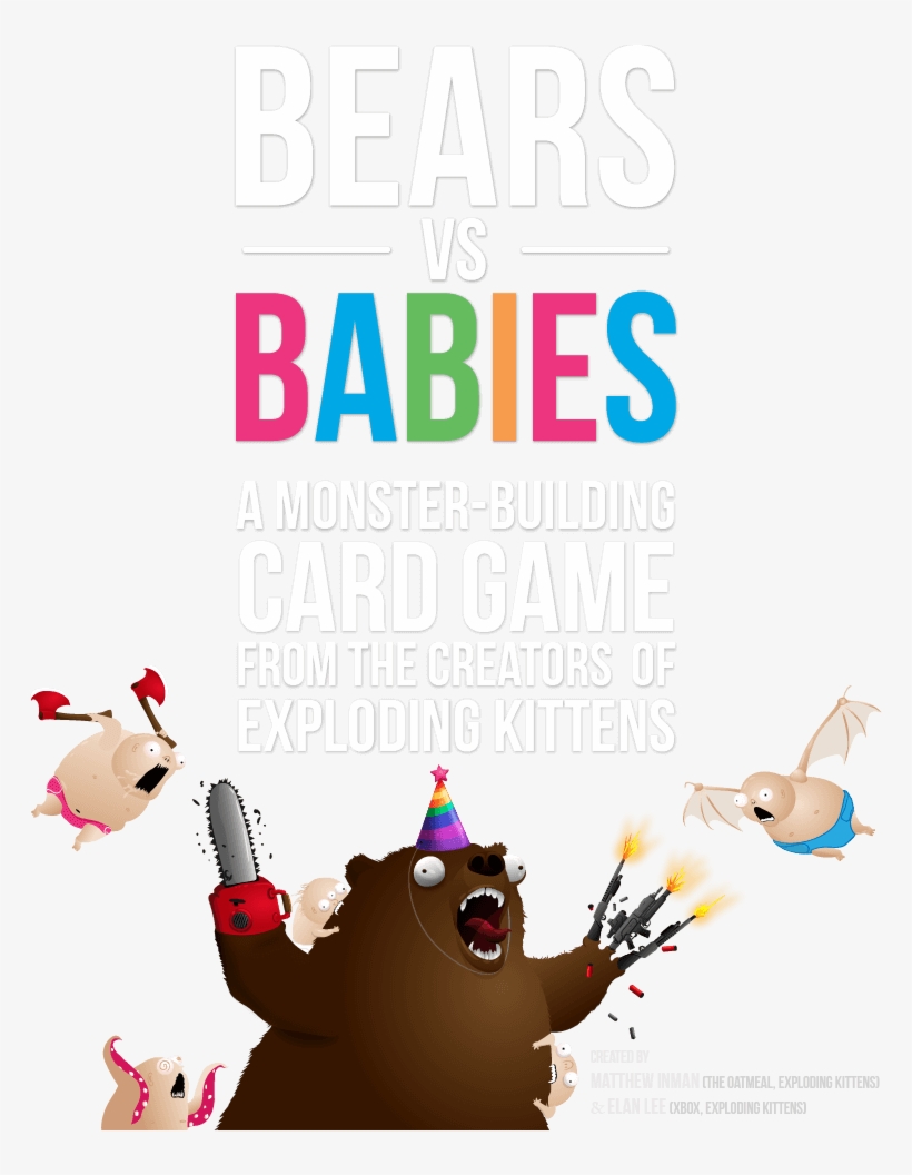 Bears Vs Babies - Exploding Kittens, transparent png download