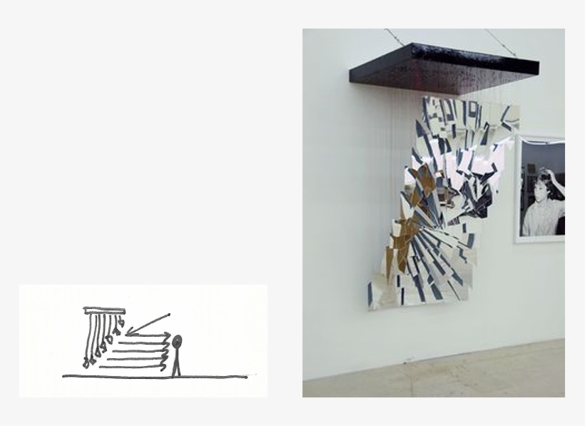 Broken-mirror - Mirror Sculpture Art, transparent png download