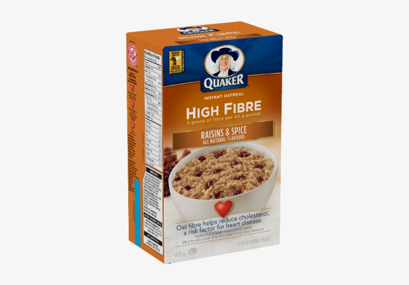 Quaker Instant Oatmeal Raisin, transparent png download
