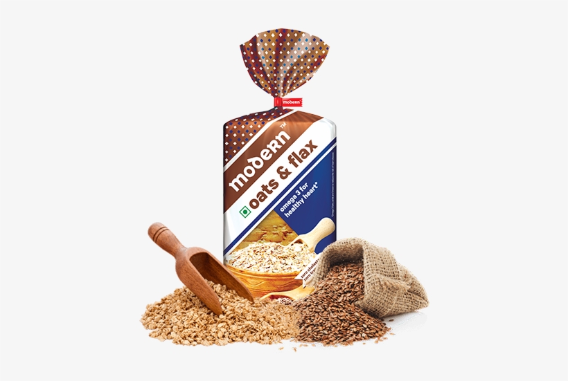 Oats & Flax Bread - Modern Brown Bread Nutrition, transparent png download