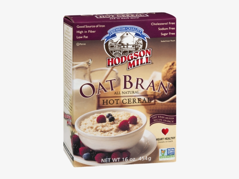 Hodgson Mill Hot Cereal, Oat Bran - 16 Oz Box, transparent png download