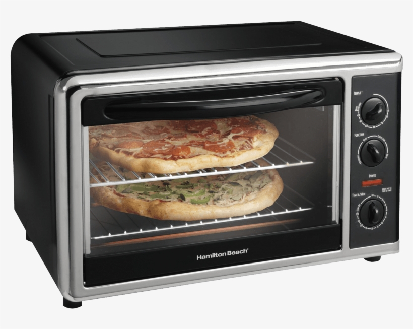 Free Png Black Microwave Oven Png Images Transparent - Hamilton Beach Black Countertop Oven With Convection, transparent png download