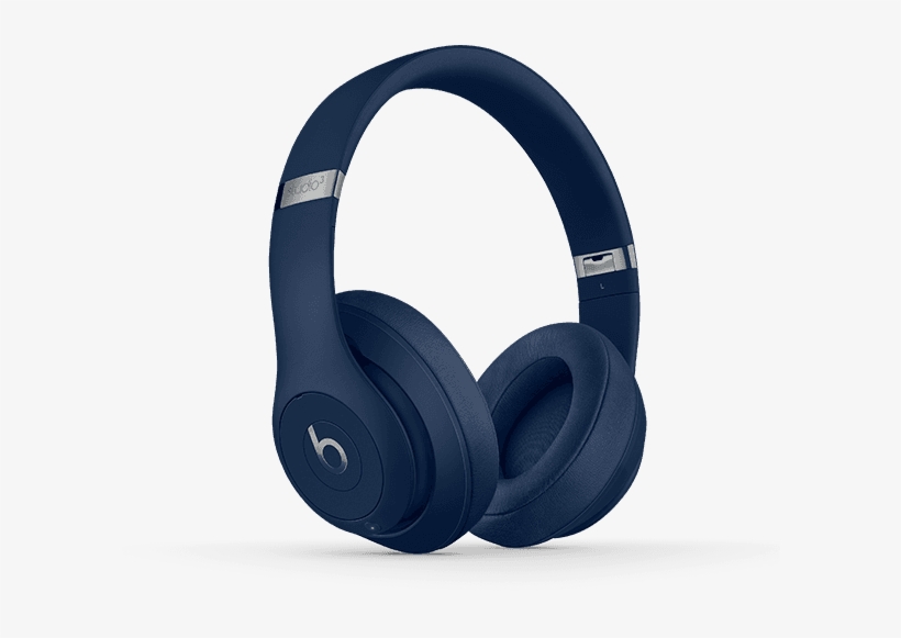 Beats Studio Wireless - Beats Studio 3 Wireless - Blue Headphones, transparent png download