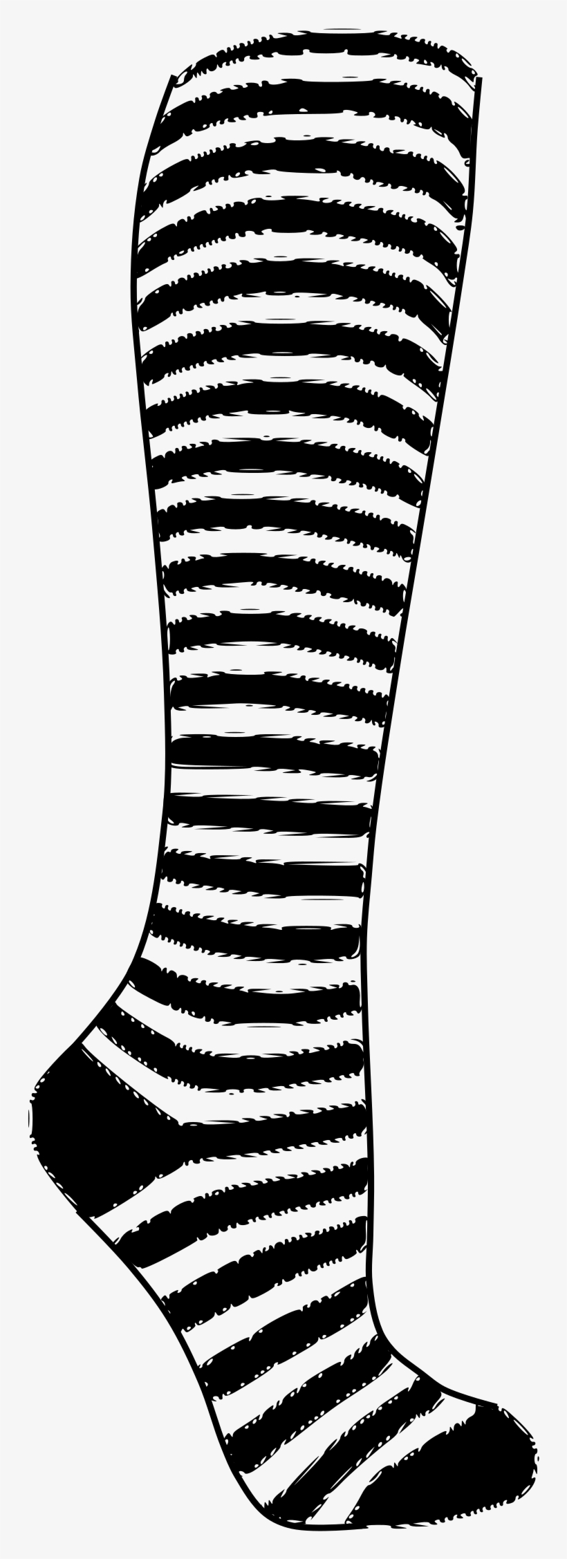 This Free Icons Png Design Of Striped Sock, transparent png download