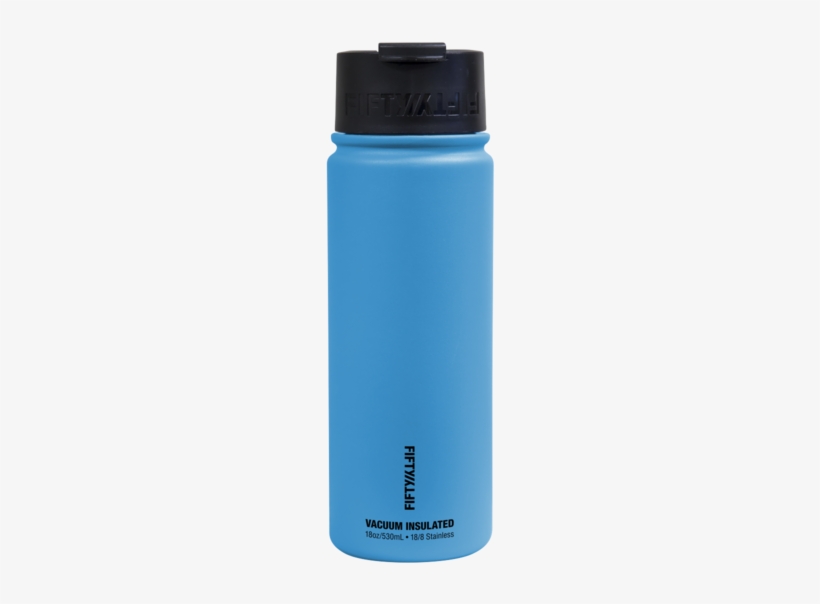 18oz Bottle With Wide Mouth Or Flip Lid - Fifty Fifty Water Bottle, transparent png download