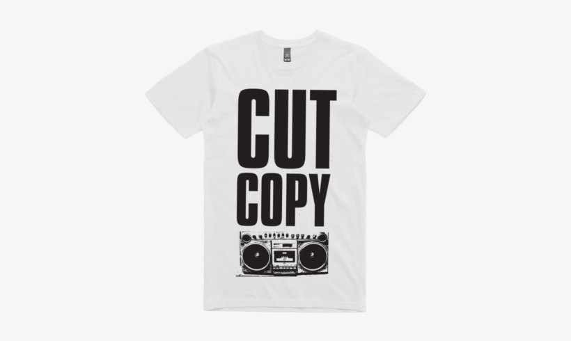 Boombox / White T-shirt - Active Shirt, transparent png download