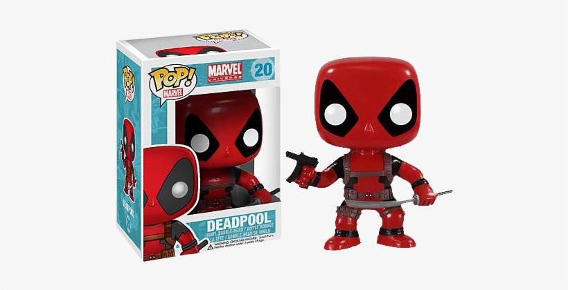 Red Suit Version Pop Vinyl Figure - Funko Pop Marvel Deadpool, transparent png download
